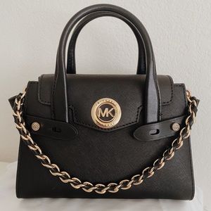 Brand new Michael Kors Carmen black leather bag